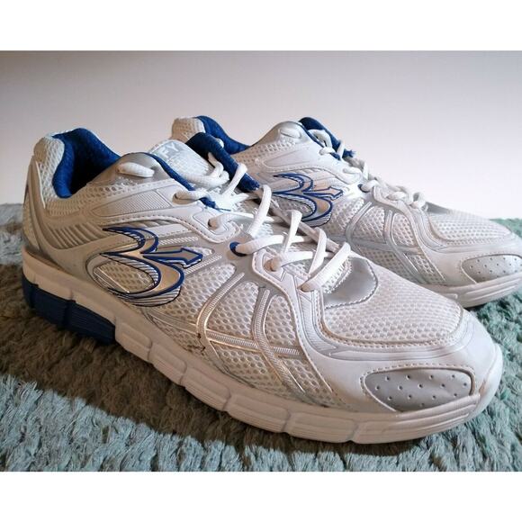Gravity Defyer GDefy Super Walk Athletic Shoes White & Blue TB9004MWS Mens 15 M - Picture 4 of 8